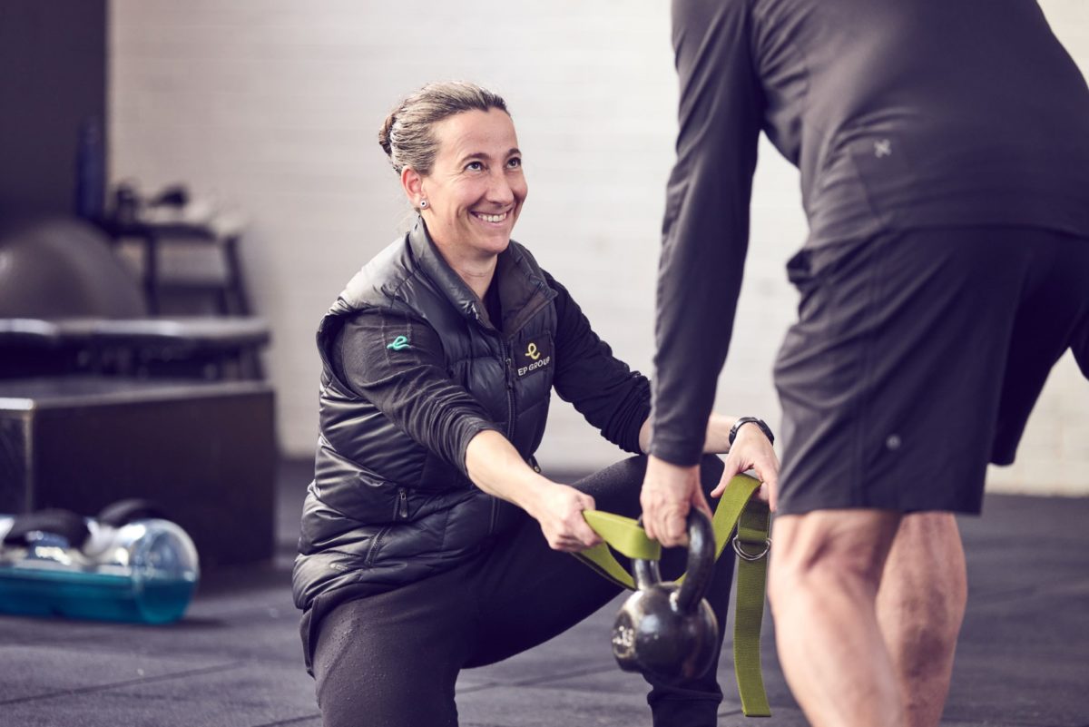 This is an Exercise Physiology consultation working on SI Joint Pain